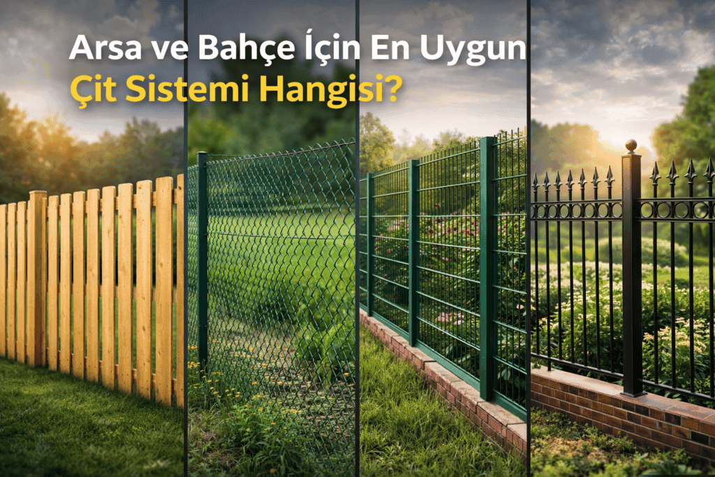 Arsa ve Bahçe İçin En Uygun Çit Sistemi Hangisi?